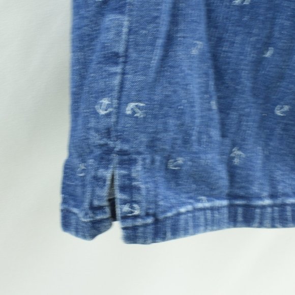 Croft & Barrel Denim Anchor Capri Size M Stretch - Picture 2 of 6
